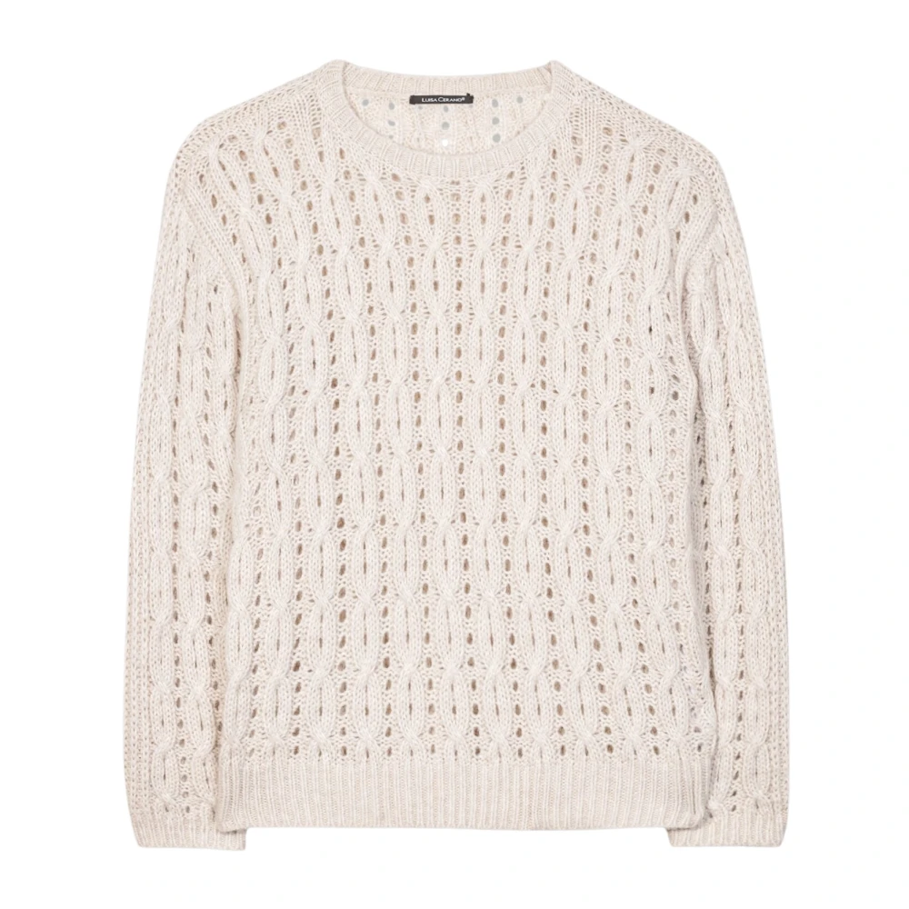 LUISA CERANO Luxe Kabeltrui Beige Dames