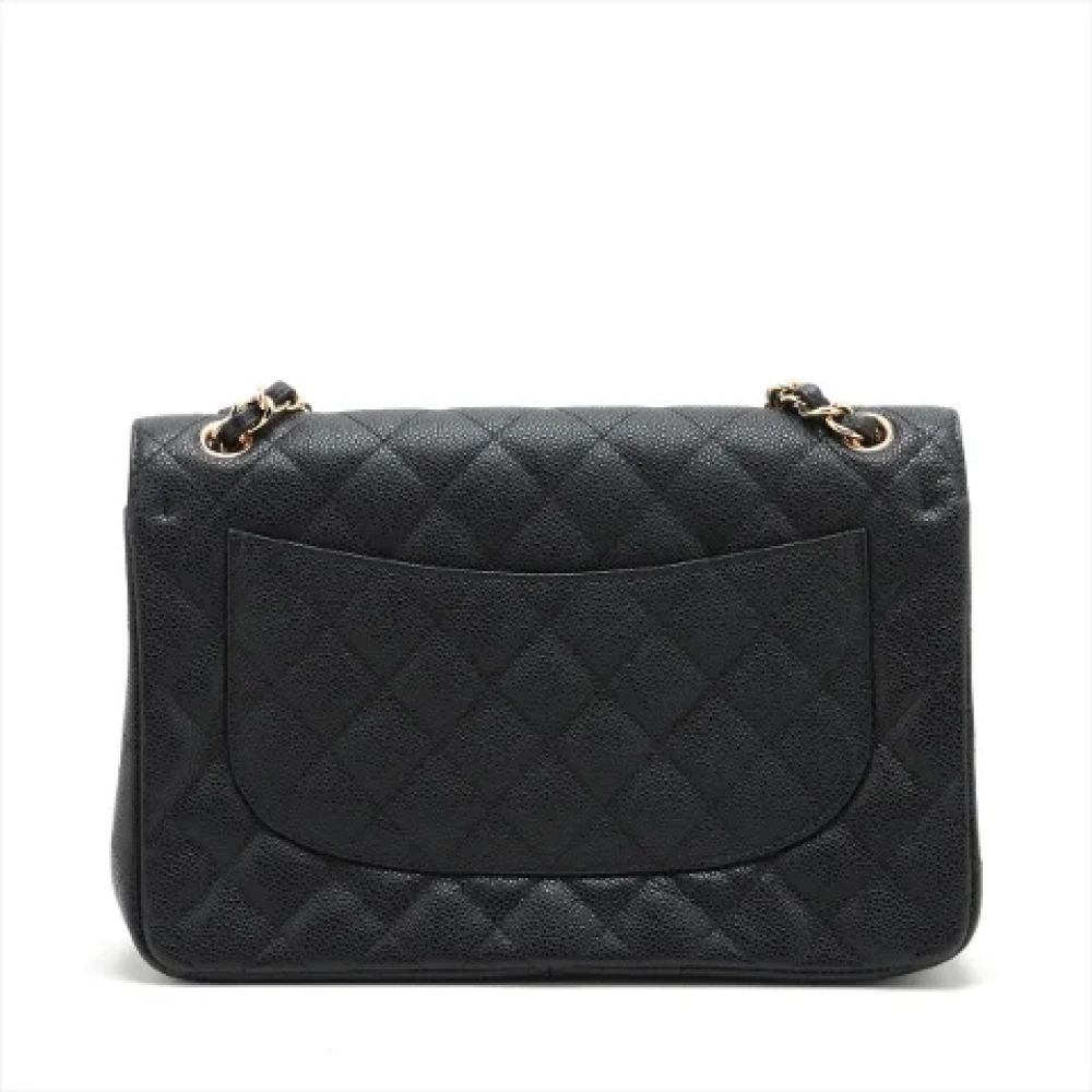 Chanel Vintage Pre-owned Leather handbags Black Dames