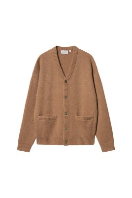 cardigan-boutonne-melange-brosse