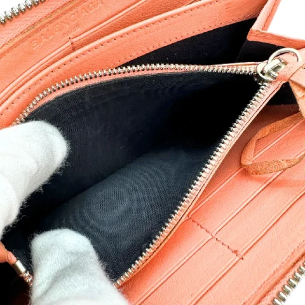 Balenciaga Vintage Pre-owned Leather handbags Pink Dames