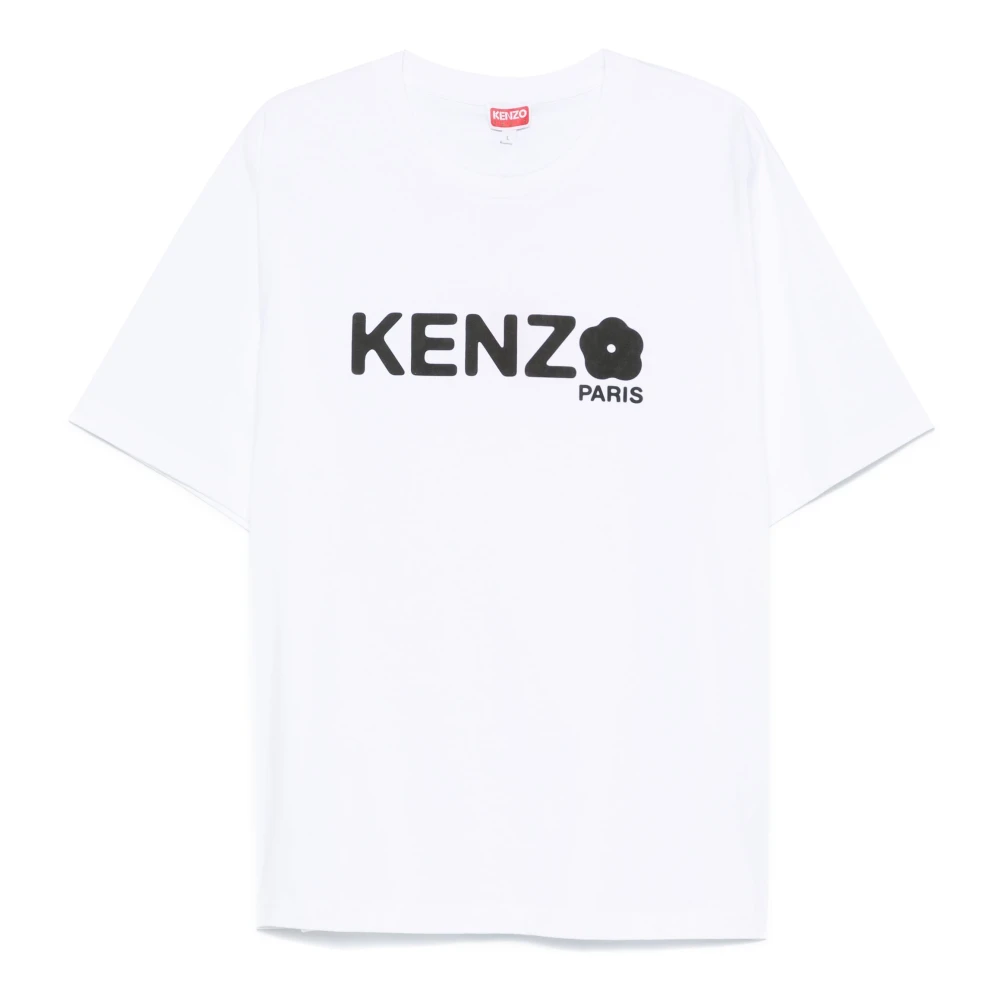 Kenzo Bloemen Oversized T-shirt White Heren