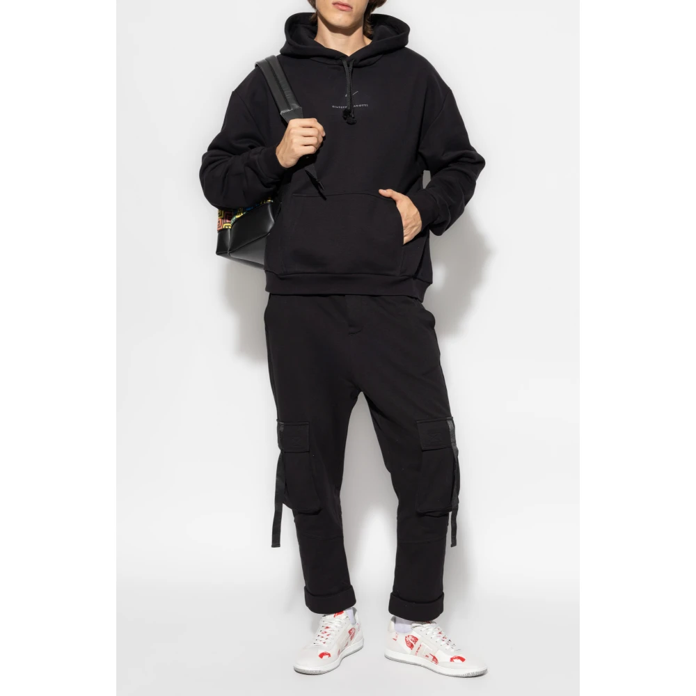 giuseppe zanotti Hoodie Black Heren