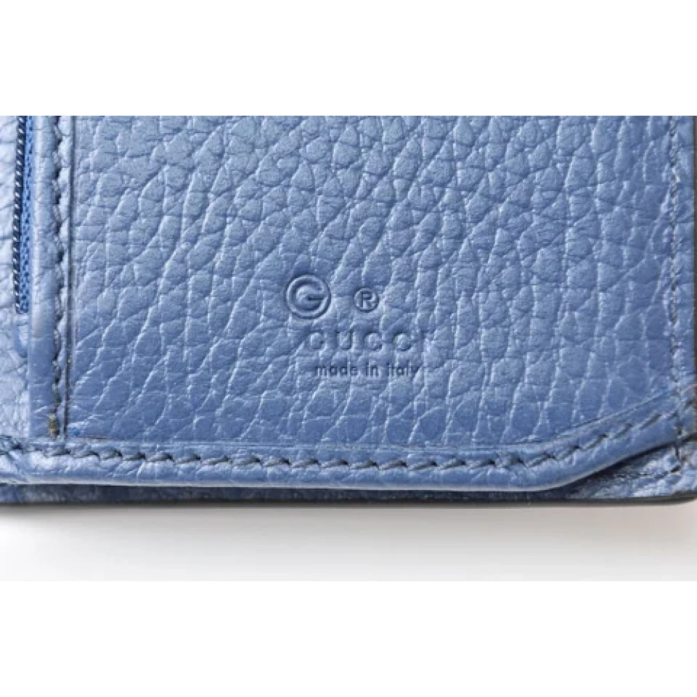 Gucci Vintage Pre-owned Leather wallets Black Heren