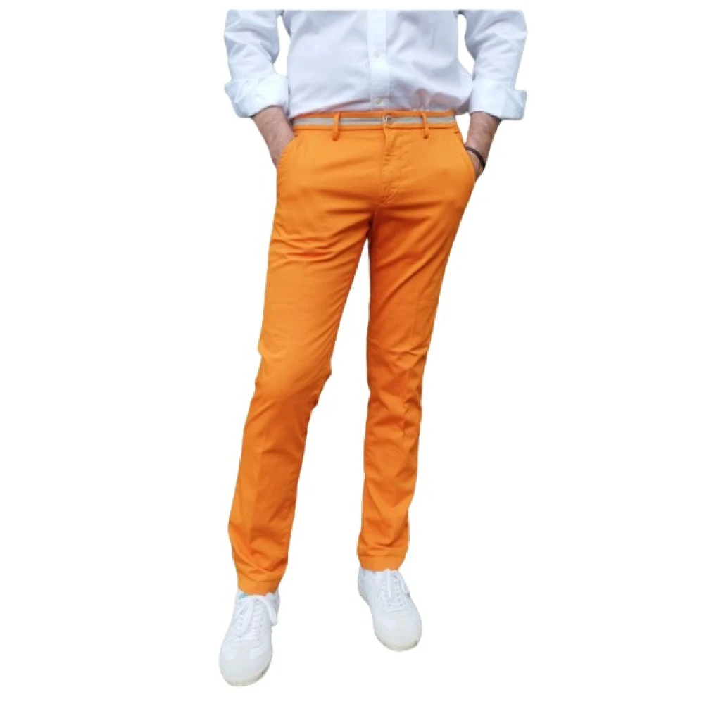 Mason's Slim Torino University Byxor Orange, Herr