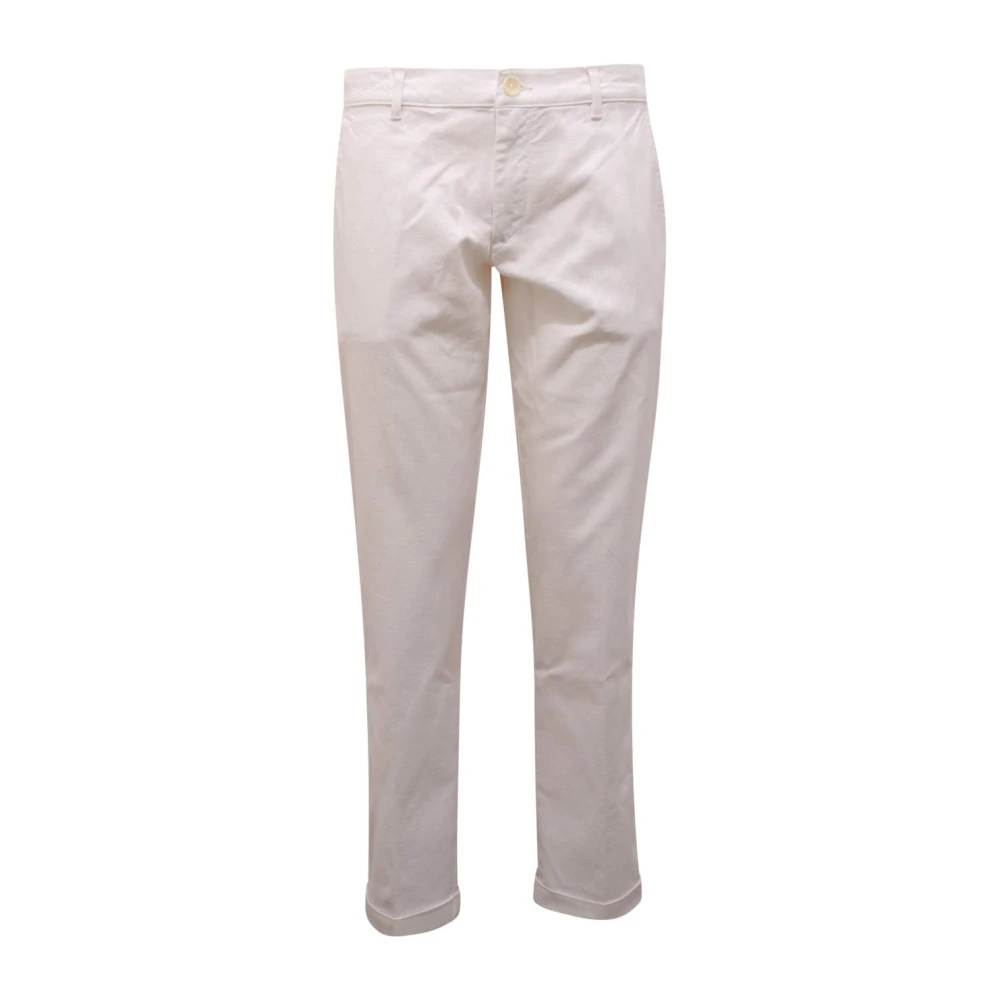 Fay Boys White Trousers, 14 Y, Pantalone