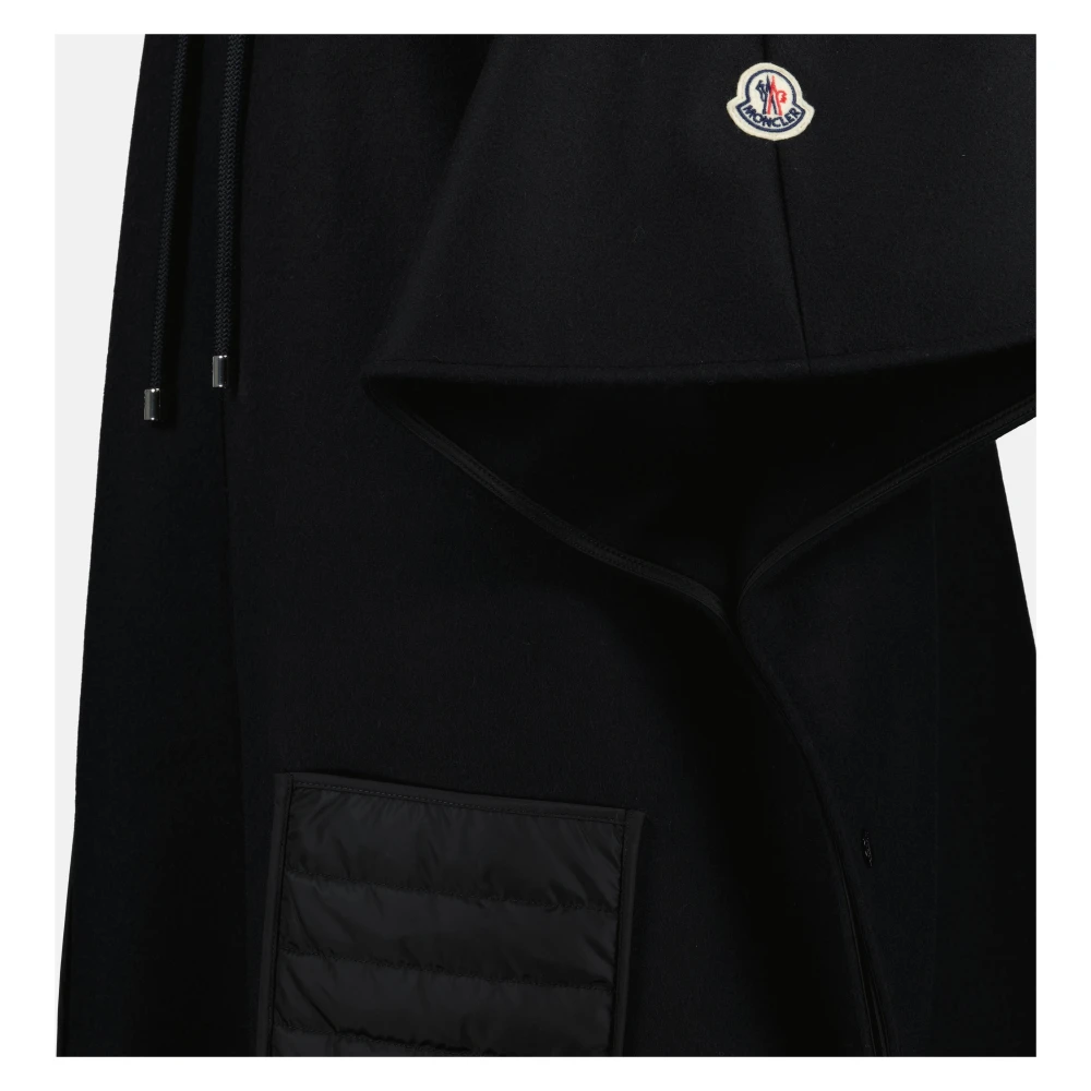 Moncler Capuchon Cape Wintercollectie 2024 Black Heren