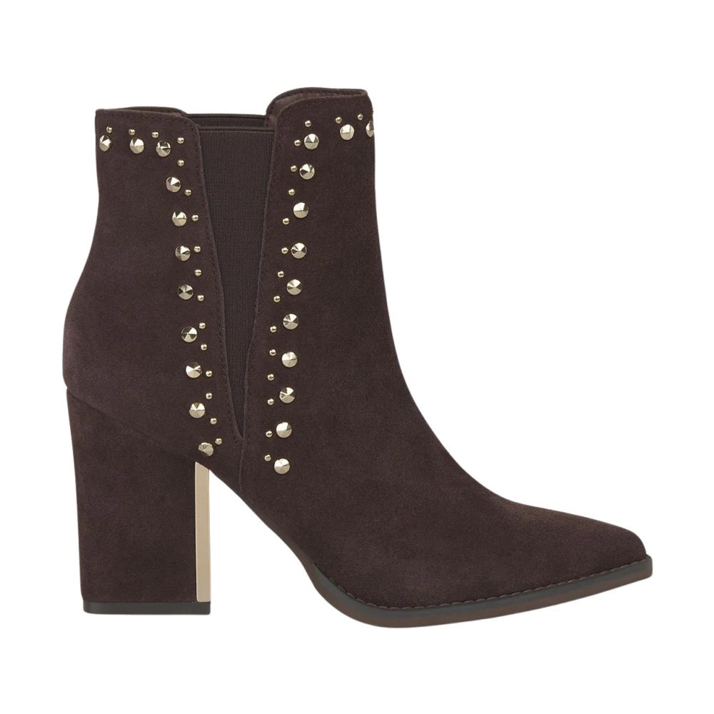 Alma En Pena Women's Brown Elastic Bootie With Studs