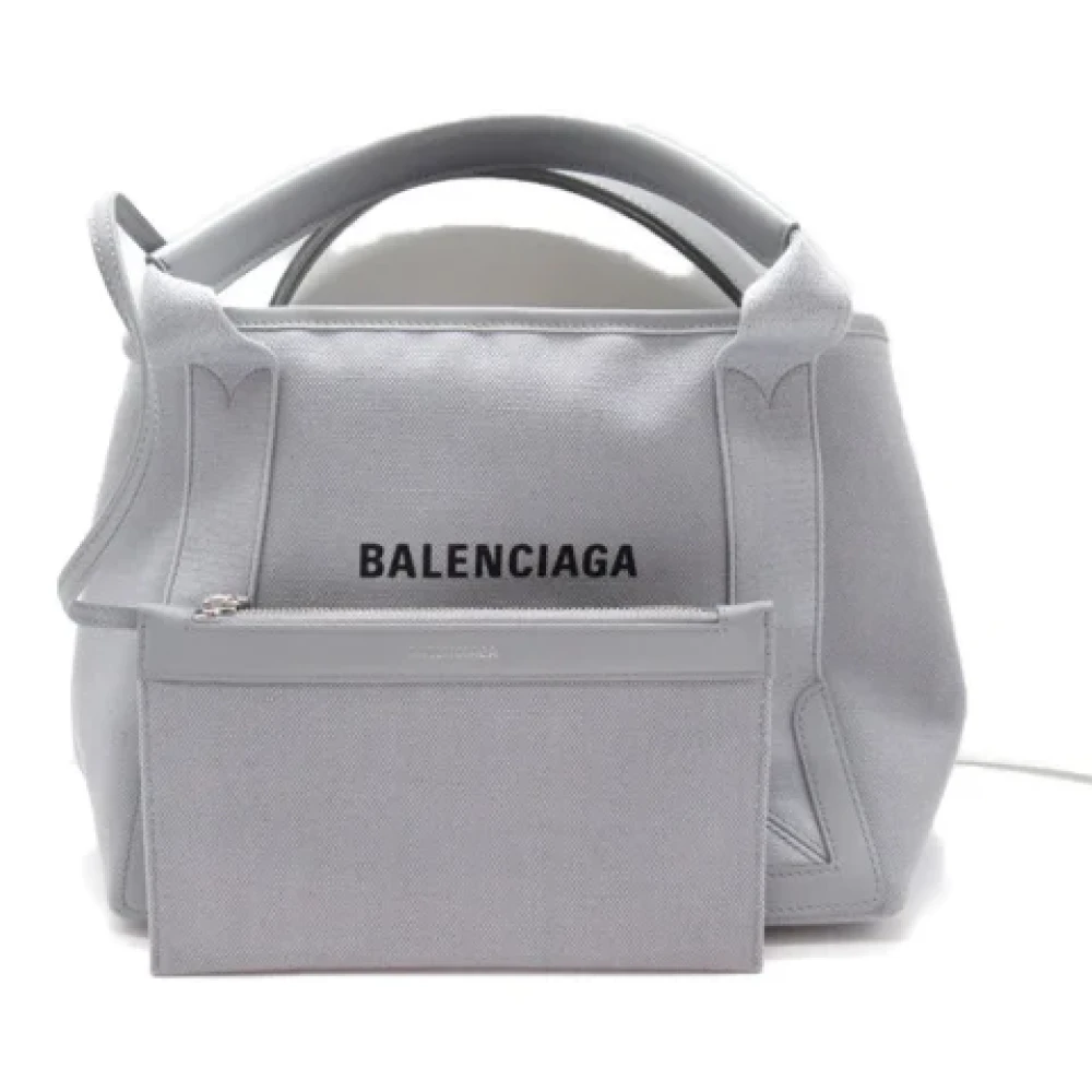 Balenciaga Vintage Pre-owned Canvas balenciaga-bags Gray Dames