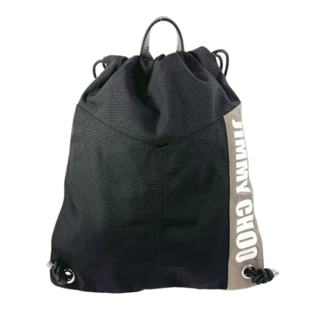 Jimmy Choo Pre-owned Leather backpacks Black Heren
