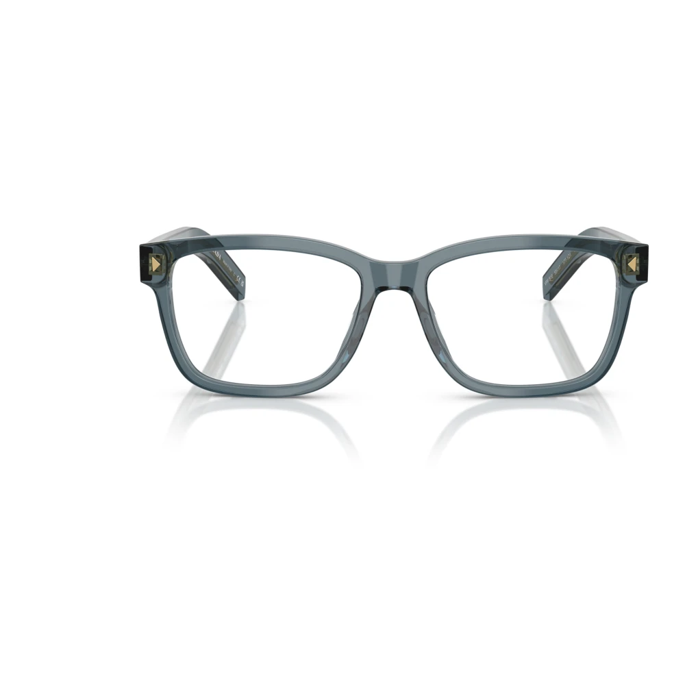 Prada Stijlvolle Bril in Blauw Schildpadpatroon Blue Heren