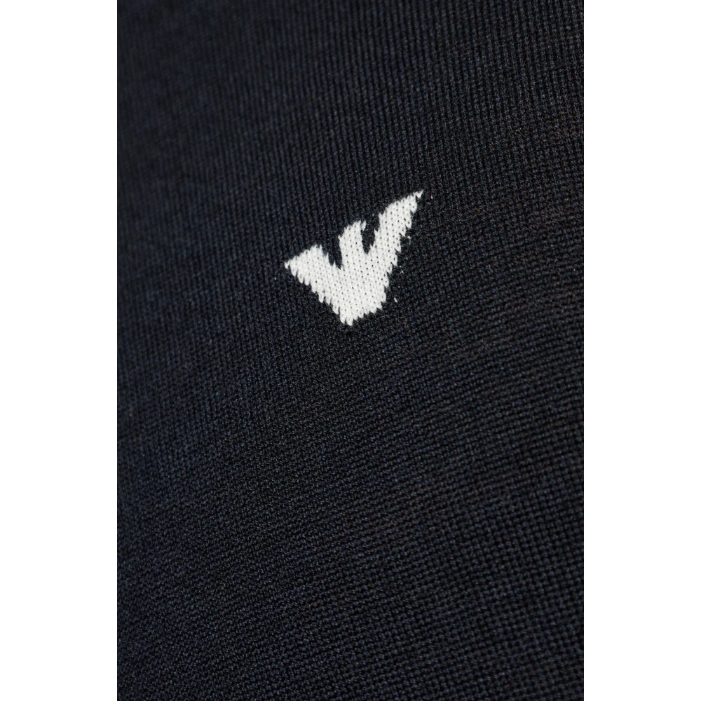 Emporio Armani Trui met logo Black Heren