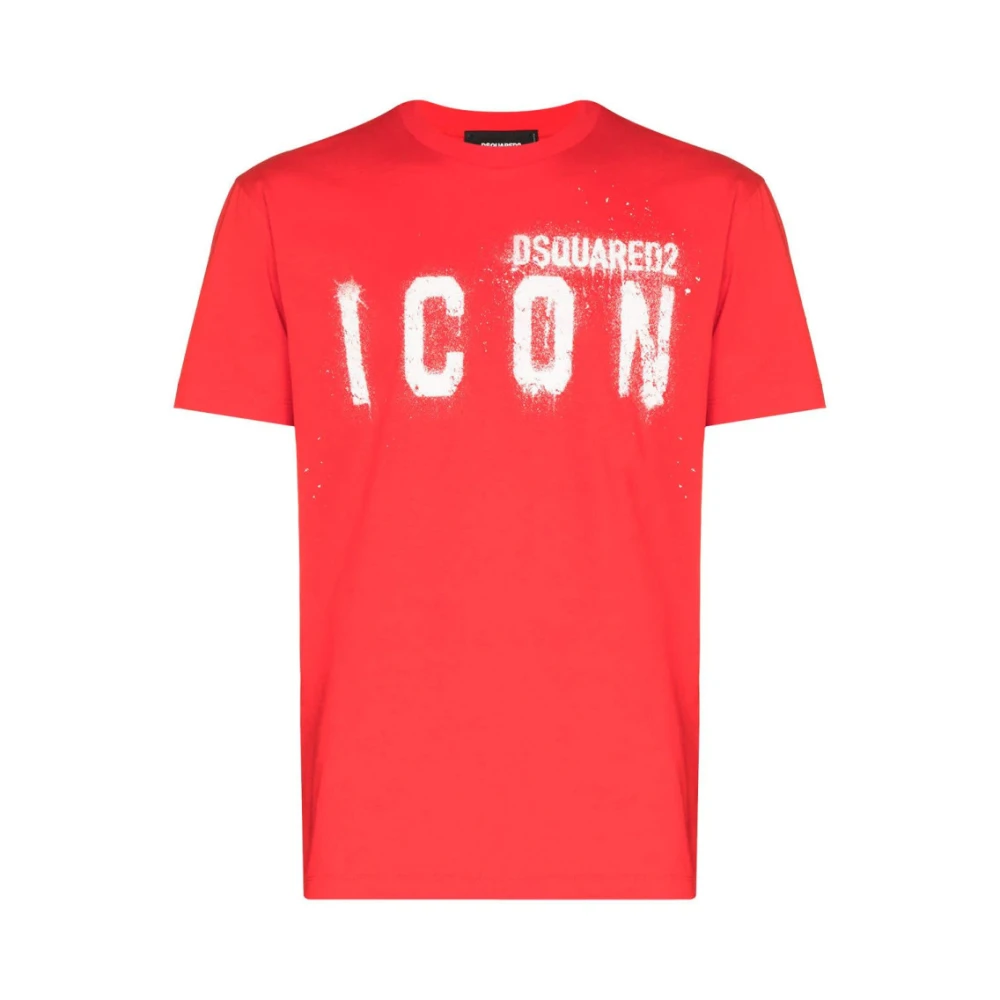 Dsquared2 - Tops > T-Shirts - Red - Dsquared2 - Modalova