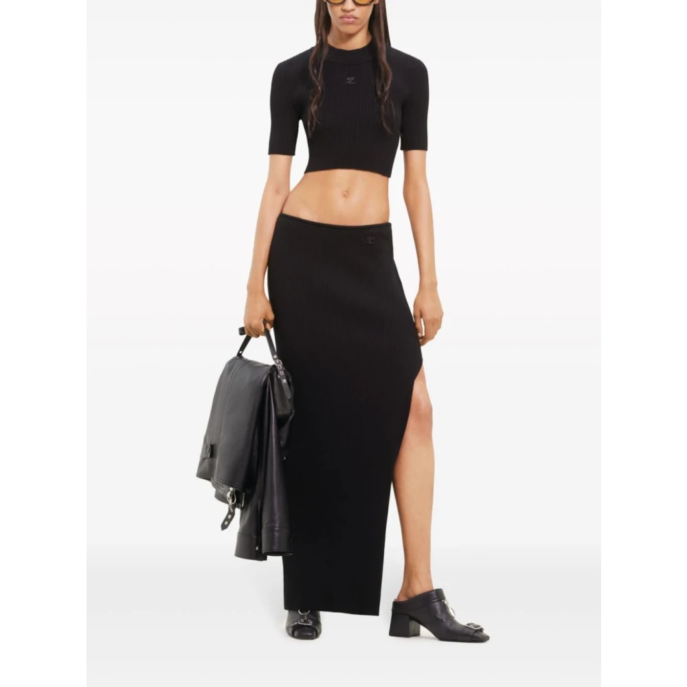 Courrèges Maxi Skirts Black Dames