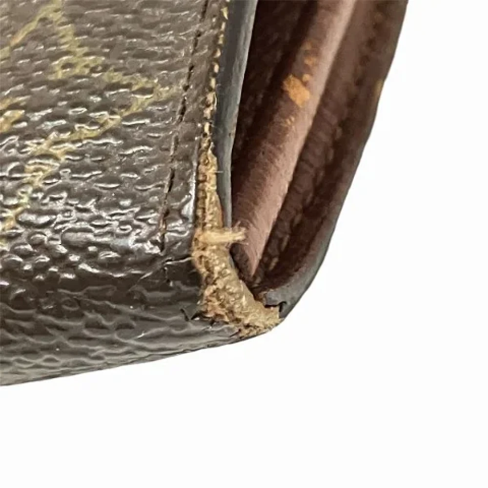 Louis Vuitton Vintage Pre-owned Canvas wallets Brown Dames