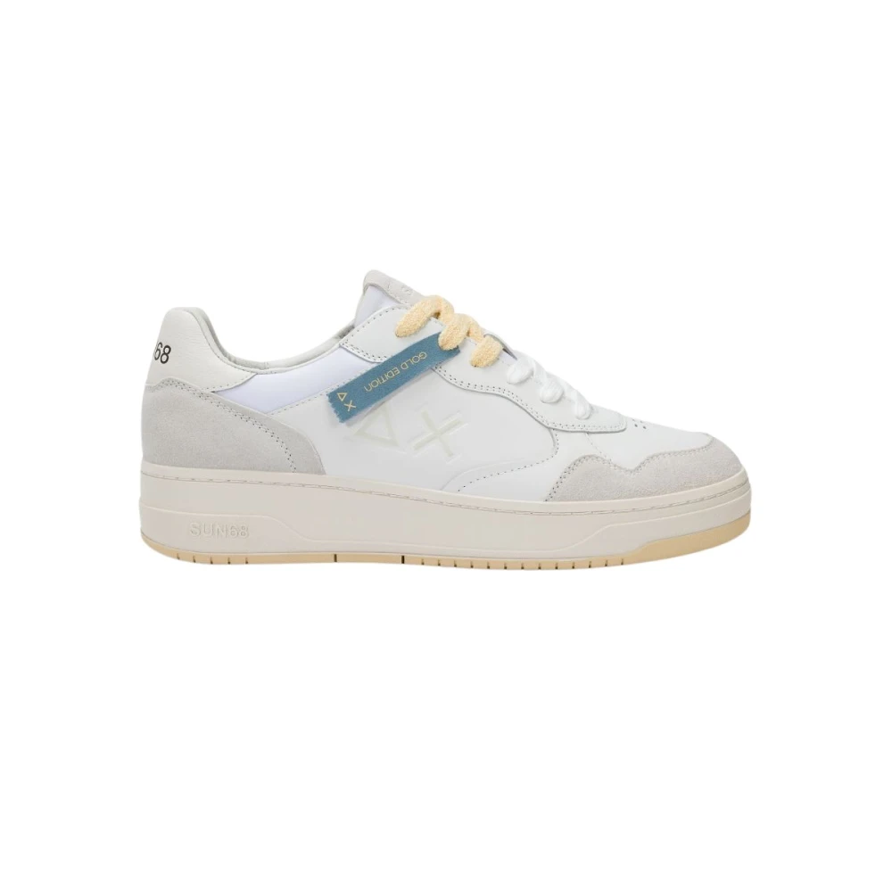 Sun68 BIG Basket Evo-527 Heren Schoenen Wit