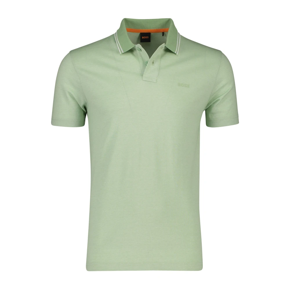 Hugo Boss Groene poloshirt korte mouw Green Heren