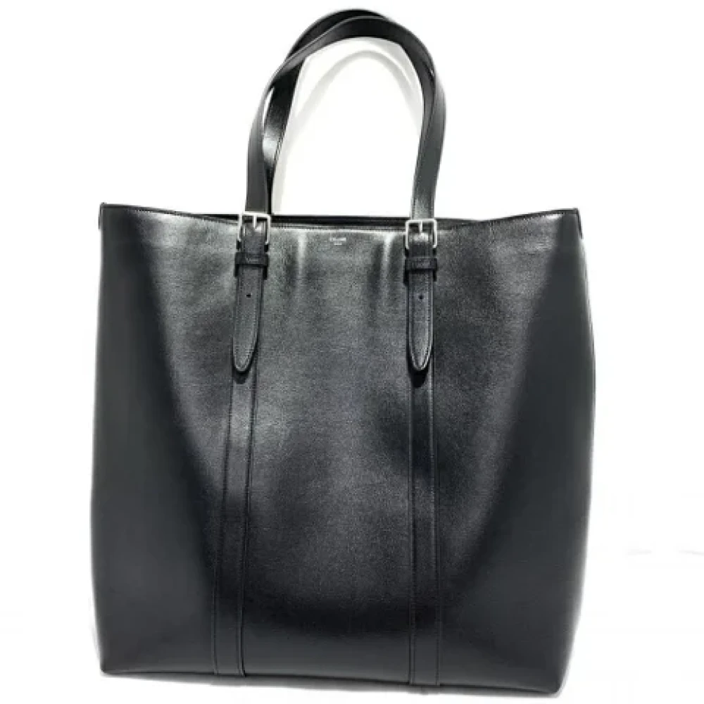 Celine Vintage Pre-owned Leather totes Black Dames