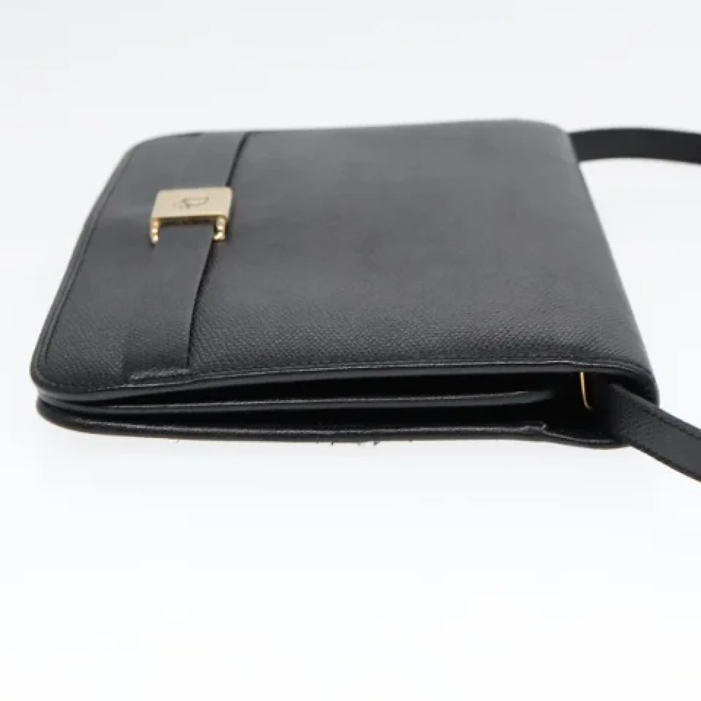 Dior Vintage Pre-owned Leather dior-bags Black Dames