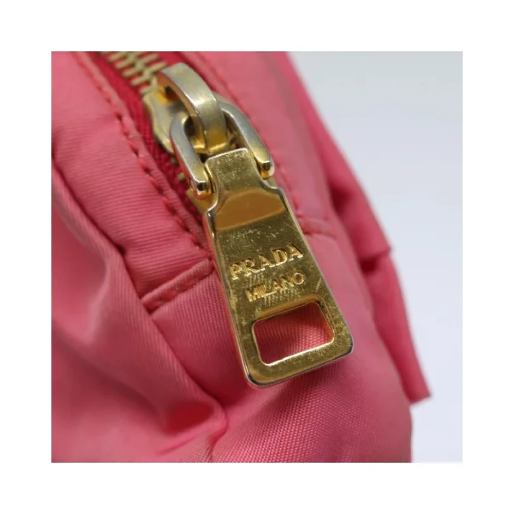 Prada Vintage Pre-owned Nylon prada-bags Pink Dames