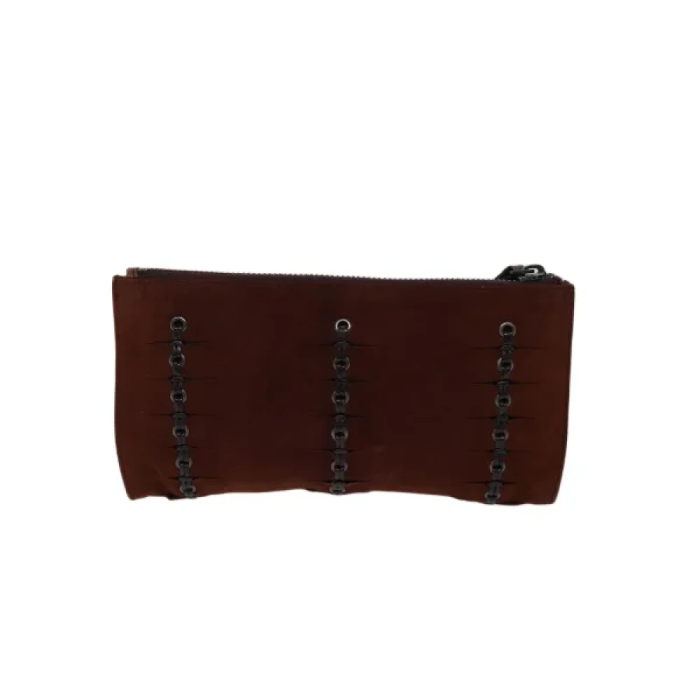 Gucci Vintage Pre-owned Suede gucci-bags Brown Dames