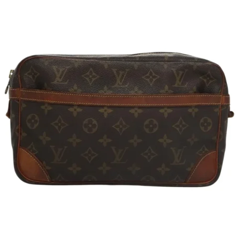 Louis Vuitton Vintage Pre-owned Canvas clutches Brown Dames