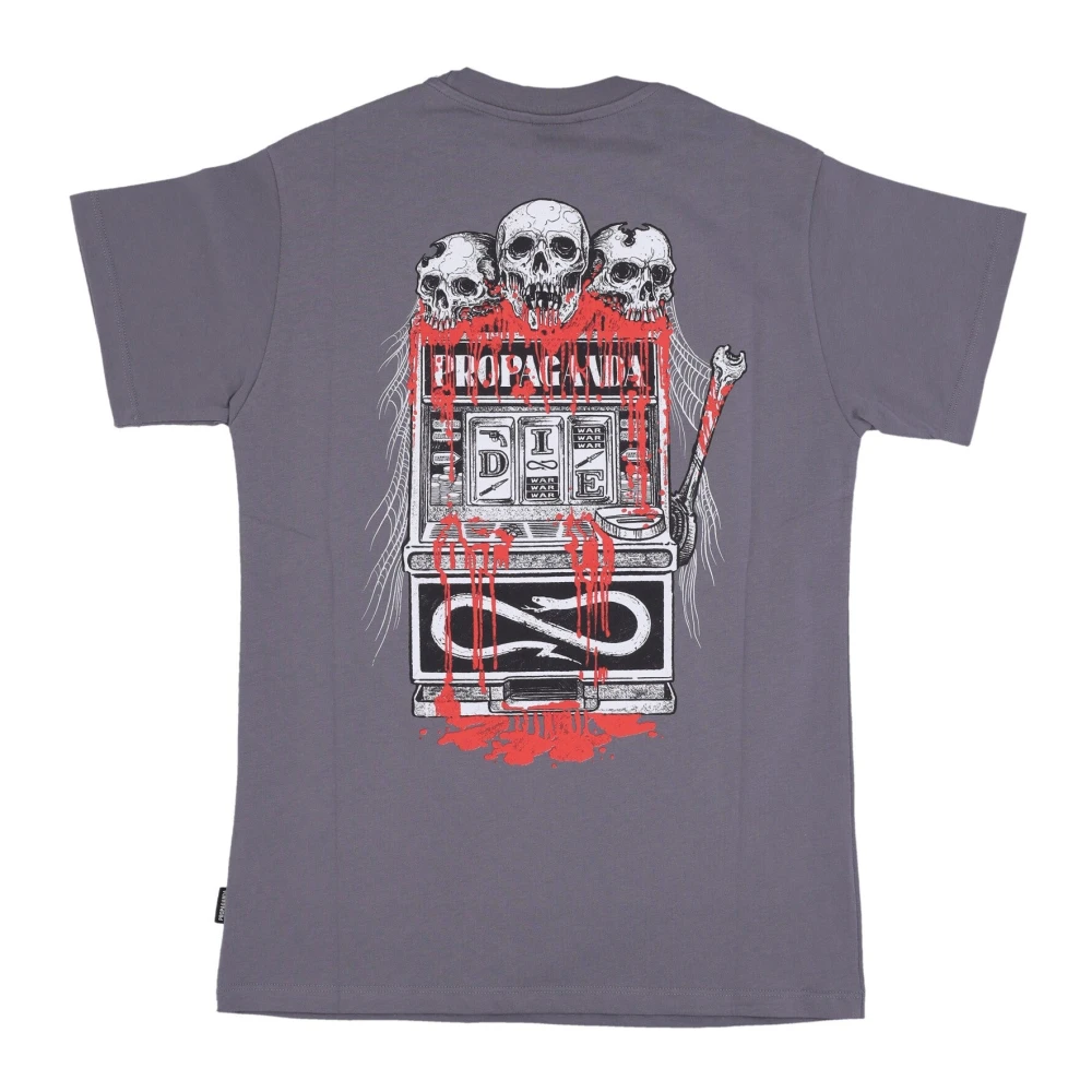 Propaganda Addict Tee Korte Mouw T-shirt Gray Heren