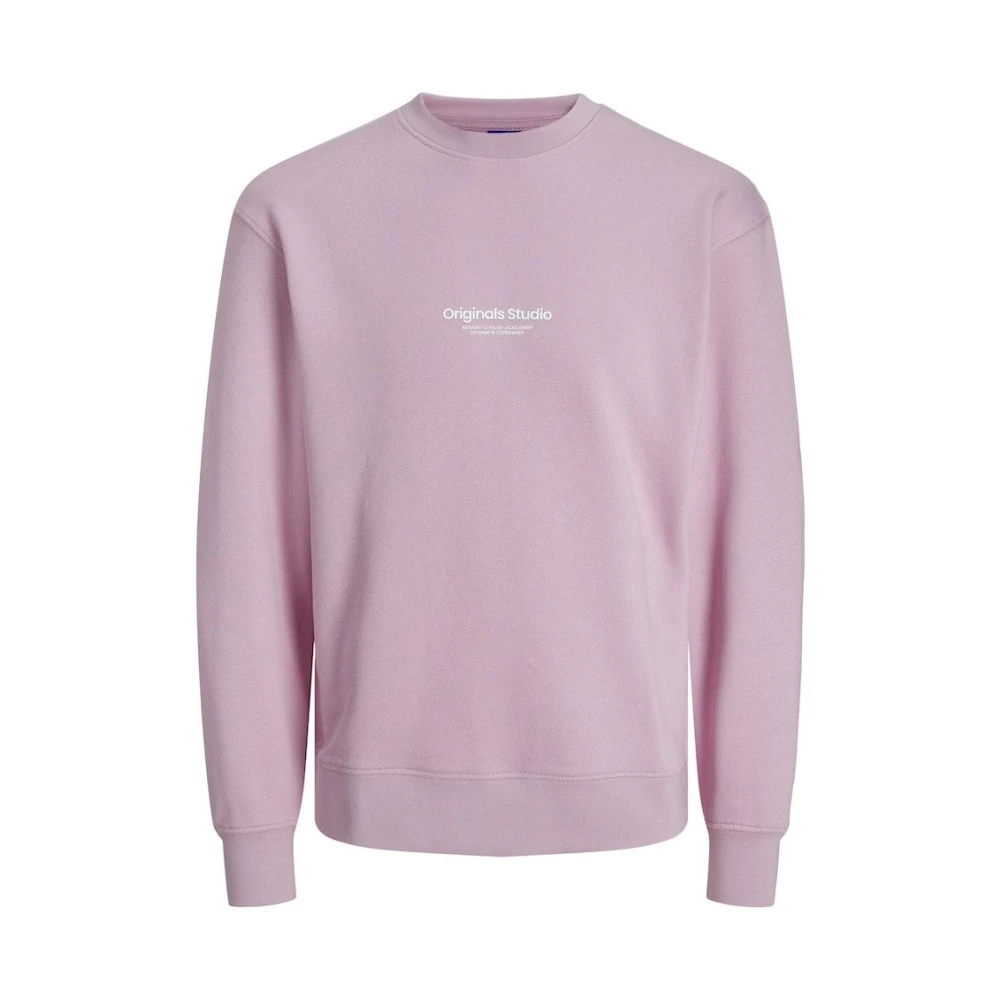jack & jones Stijlvolle Sweatshirt voor Mannen Pink Heren