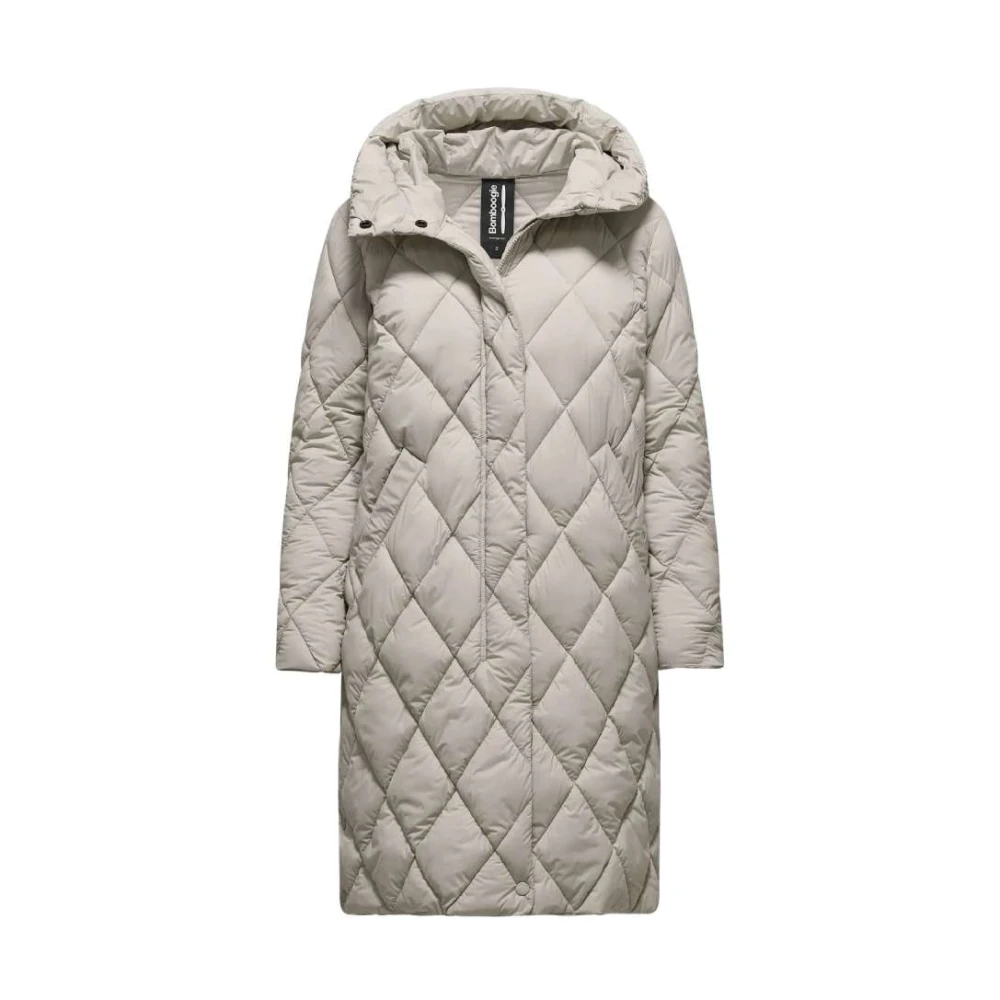 BomBoogie Gewatteerde Parka voor Vrouwen Gray Dames
