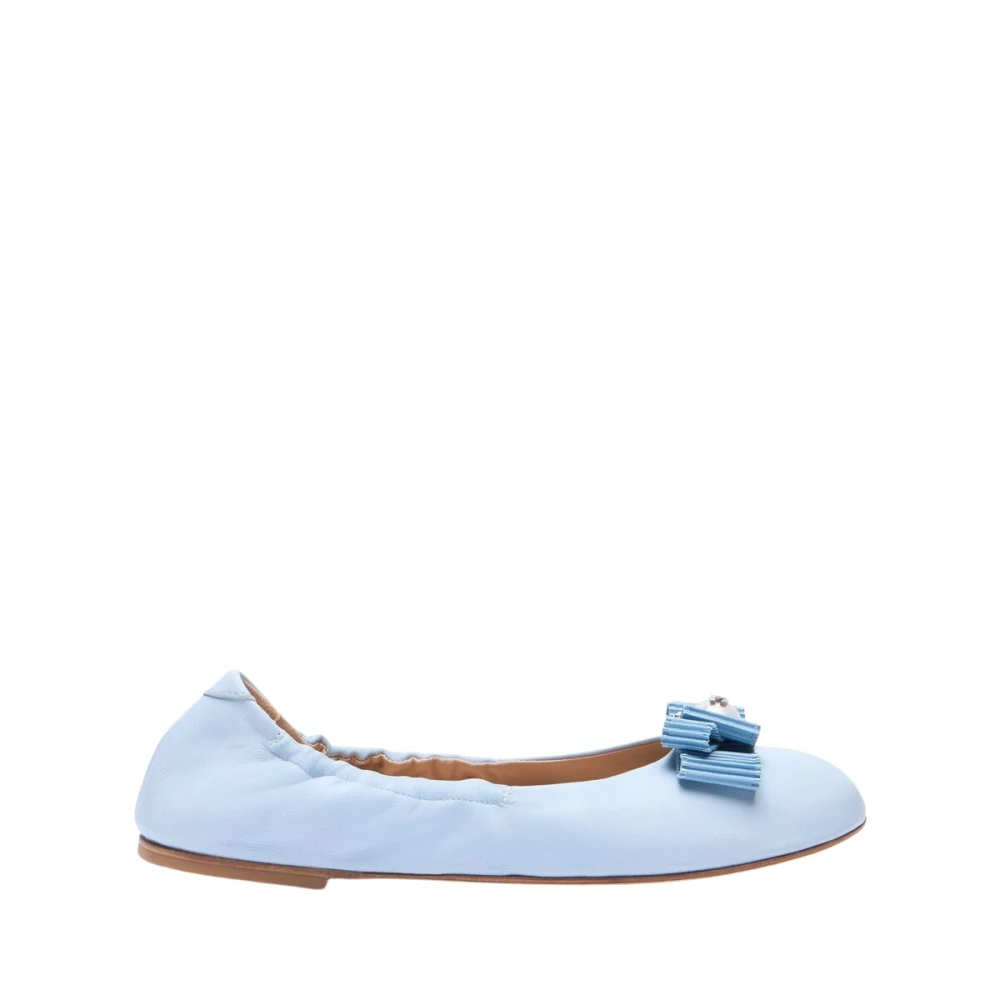 Casadei Women's Blue Ballerina Shoes, 8 Uk, Ballet Flat