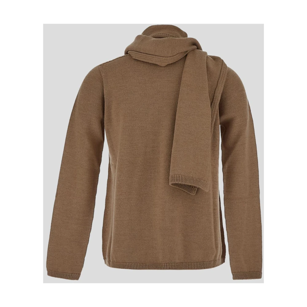 Max Mara Wollen Gebreide Trui Beige Dames