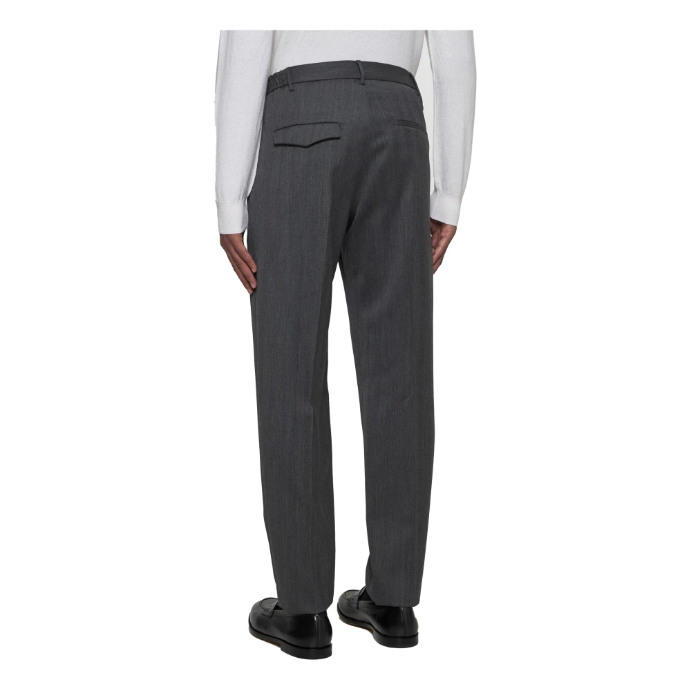 Tagliatore Antracietgrijze Wollen Broek Gray Heren