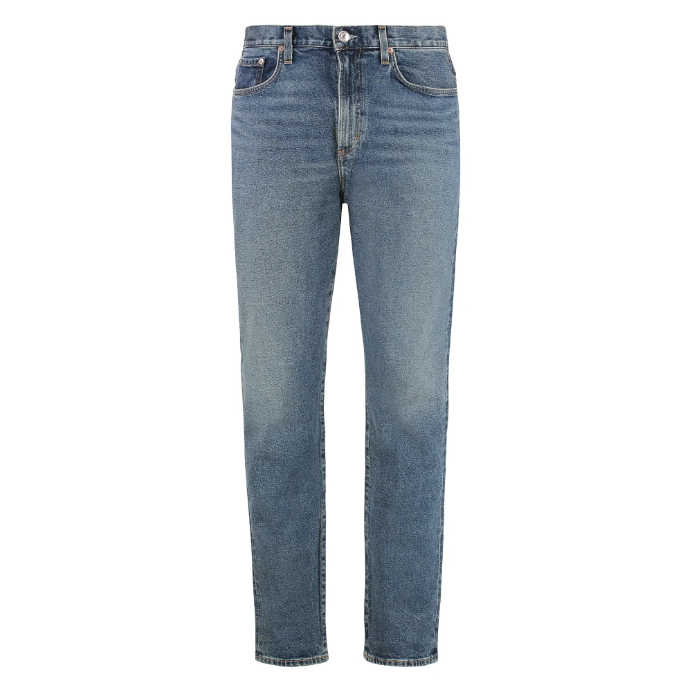 Agolde Blue Slim Fit Jeans, Male, W30, Curtis Straight Leg Jeans