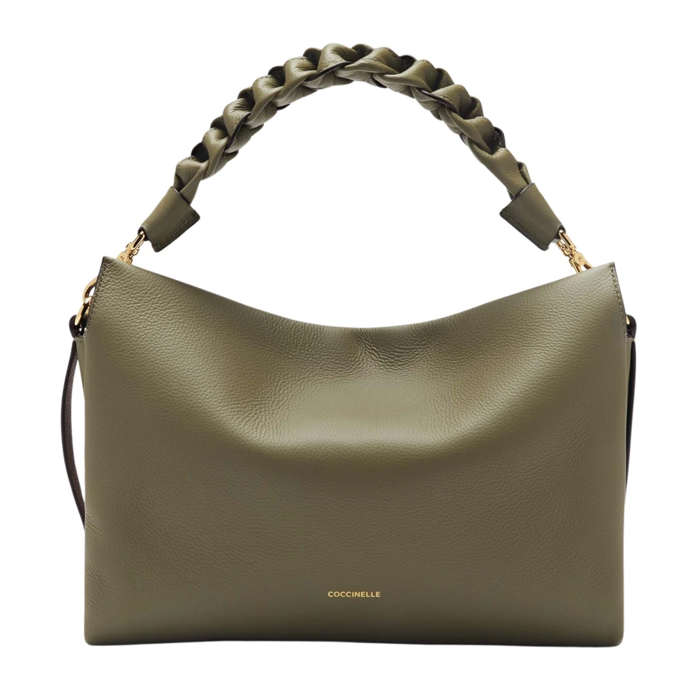 Coccinelle Leren Handtas Stijlvol en Lichtgewicht Green Dames
