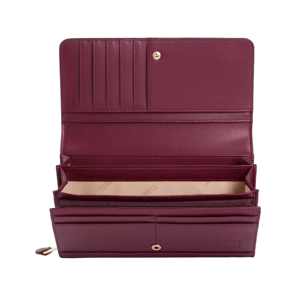 Alviero Martini 1a Classe Paarse Portemonnee met Klassiek Ontwerp Purple Dames