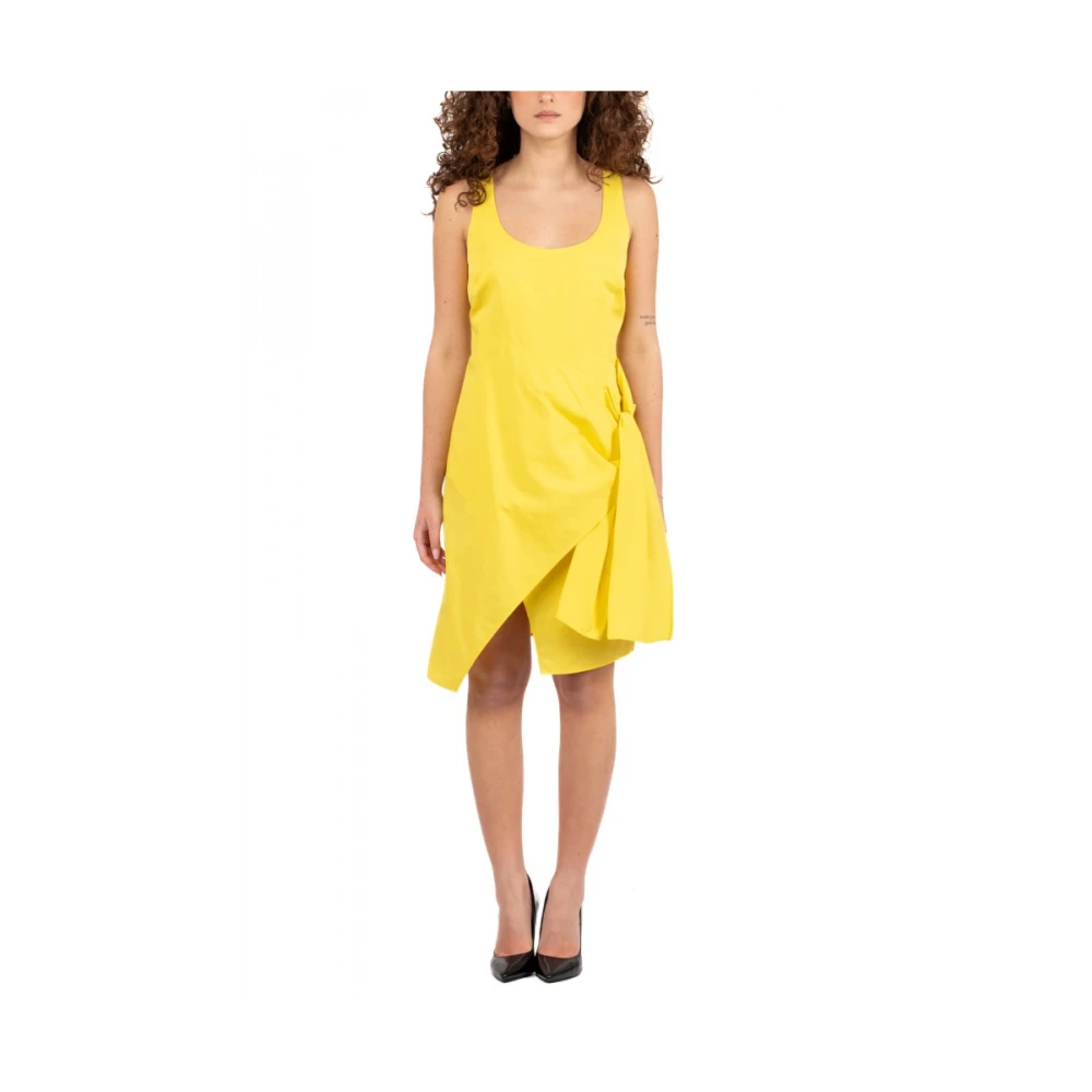 Pinko Summer Dresses Yellow Dames