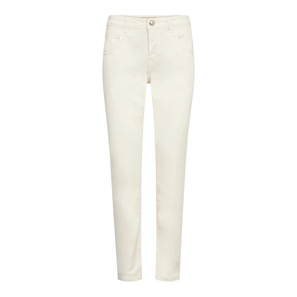 Mos Mosh Beige Skinny Jeans - Female - Slim Fit Jeans - W27 - Jeans