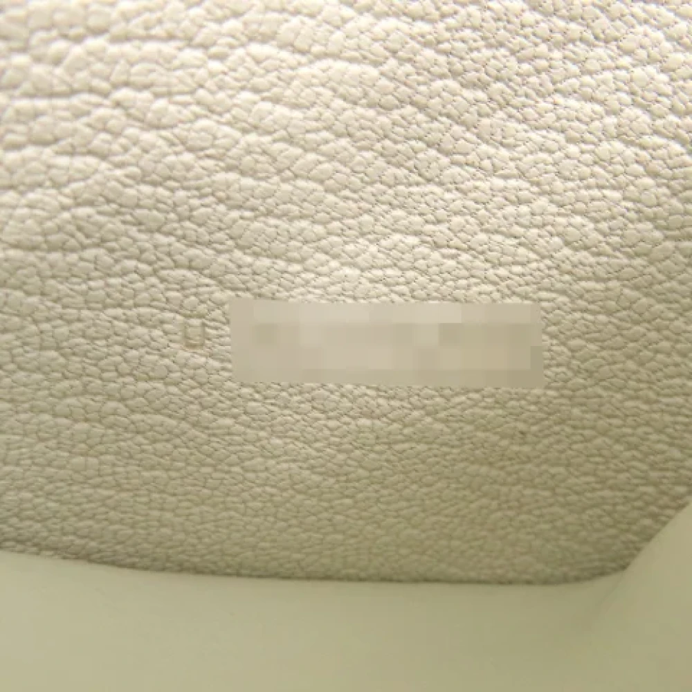 Hermès Vintage Pre-owned Leather wallets White Dames