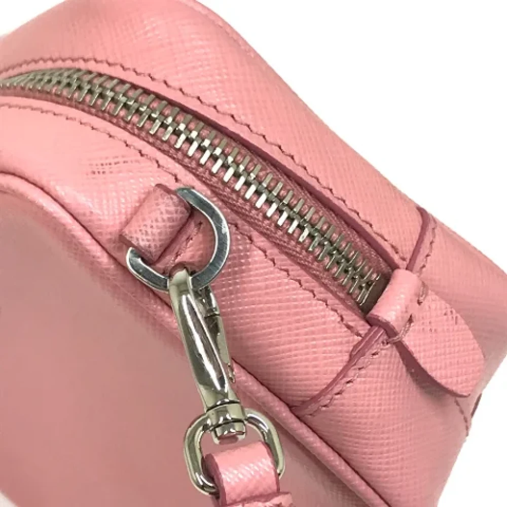 Prada Vintage Pre-owned Leather prada-bags Pink Dames