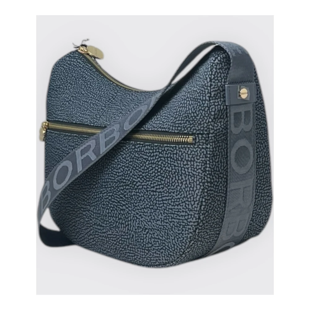 Borbonese Luna Kleine Tas Blue Dames