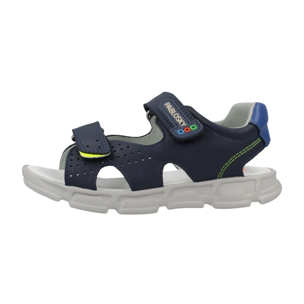 Pablosky Unisex Blauw Sandalia Tira Adhesiva