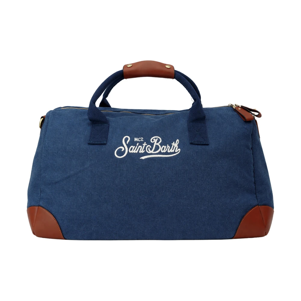 Mc2 Saint Barth Women's Blue Handbags, One Size, Handbag