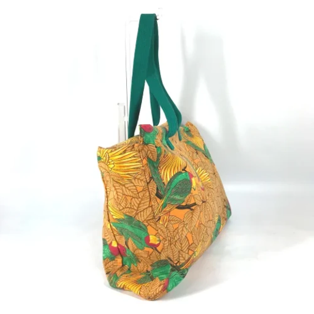 Hermès Vintage Pre-owned Fabric handbags Orange Dames