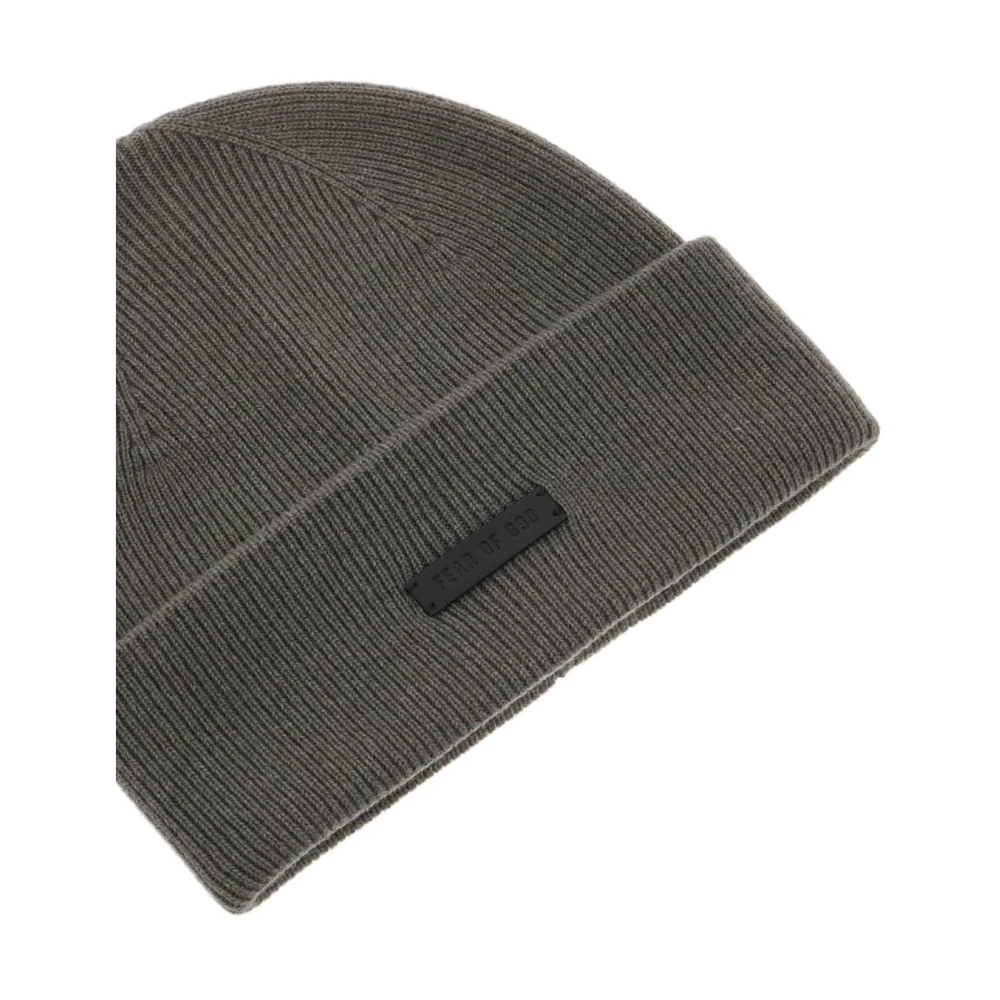 Fear Of God Luxe Cashmere Beanie Hat Gray Unisex