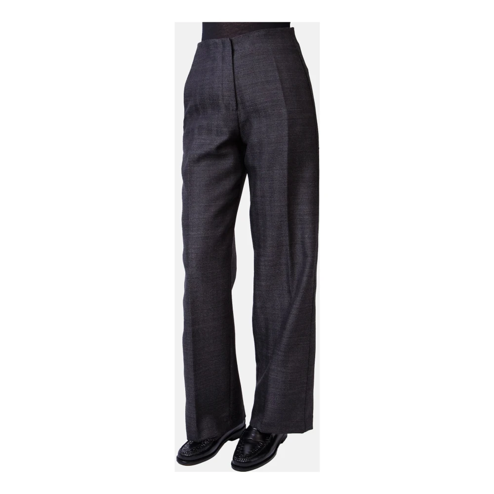Forte Heren wollen broek met juweel zijband Gray Dames