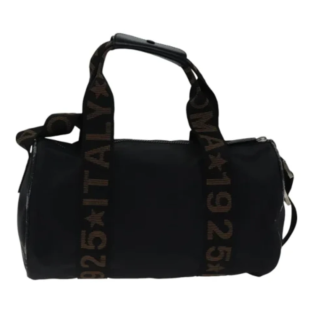 Fendi Vintage Pre-owned Nylon travel-bags Black Dames