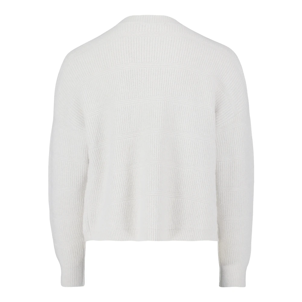 Betty & Co Veelzijdige Gebreide Vest White Dames