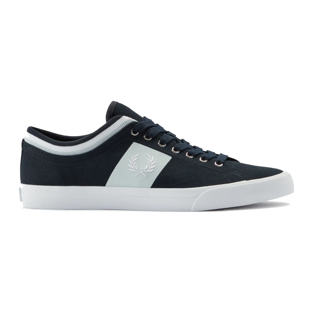 Fred Perry Tipped Cuff Twill Navy-43 Sneakers Blue, Herr