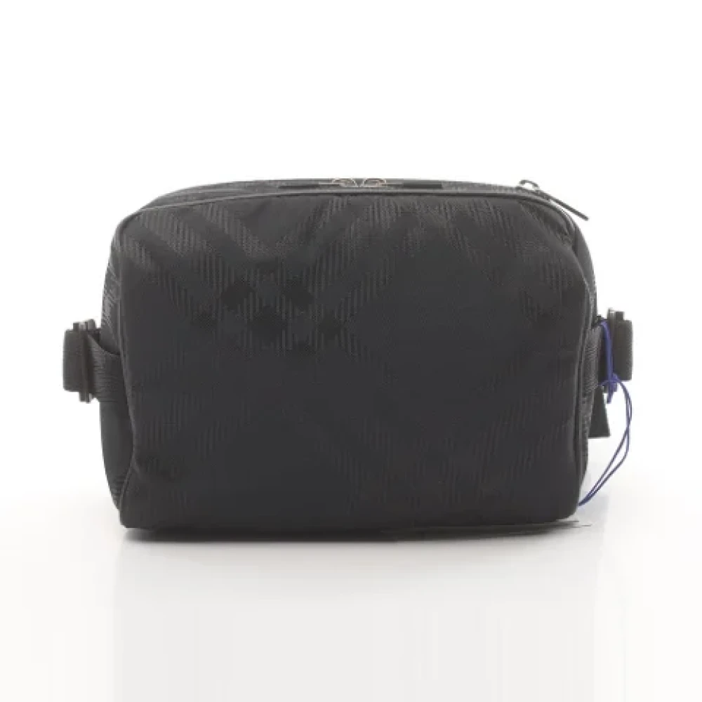 Burberry Vintage Pre-owned Nylon crossbody-bags Black Dames