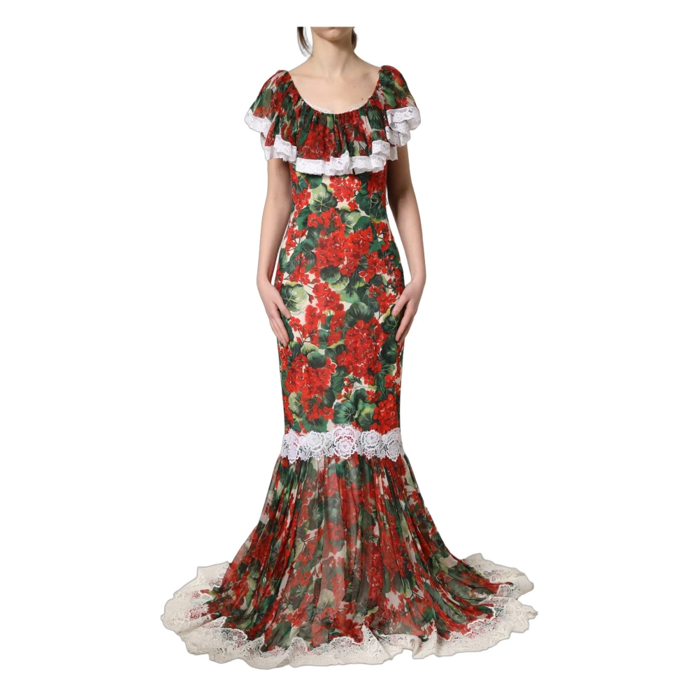 Dolce & Gabbana Women's Multicolor Maxi Long Dress - Gowns - Xs - Dresses
