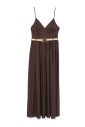 brown-dress-set